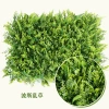 Simulación planta decoración de pared sala de estar interior puerta cabeza fondo flor pared colgante de pared plástico verde verde plantado pared césped falso Application Scenario
